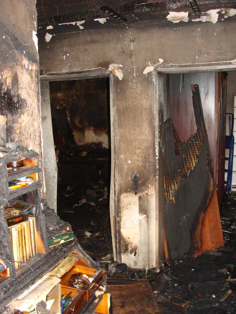 Schadenbeispiel Brand vollständige Wohnung betroffen